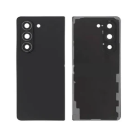 Back Glass, Rear Cover - Samsung Galaxy Z Fold 5 5G F946B Black Rear Glass Without Lens Frame (Original Disassembled) - Grade A,