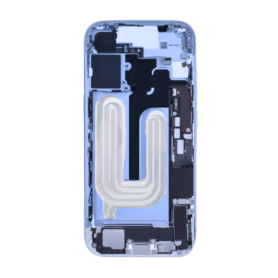 iPhone Frame, Mobile Housing - iPhone 17 Chassis without Back Glass and Battery Blue eSIM US (Original Disassembled) - Grade A,