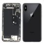 Rear Cover - Back Cover Housing iPhone X Black - Charging Connector + Without Battery (Original Disassembled) Grade B, wholesale