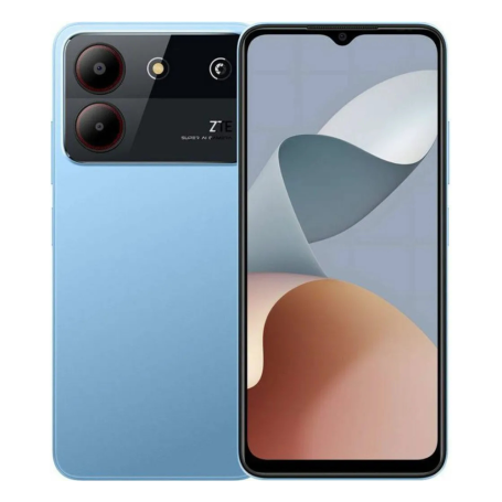Smartphone, Téléphone - ZTE Blade A54 128 Go 6.6" Bleu - Neuf, prix de gros.