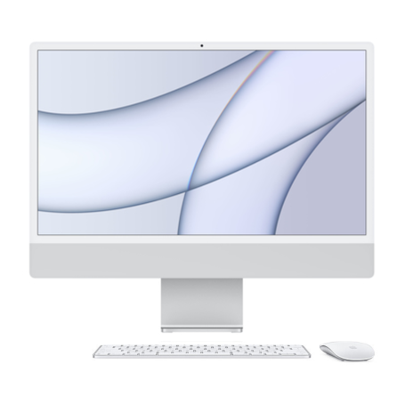 Ordinateur tout-en-un, Desktop - iMac Retina 4.5K 24" - 16Go/256Go SSD - Apple M1 - Argent, prix de gros.