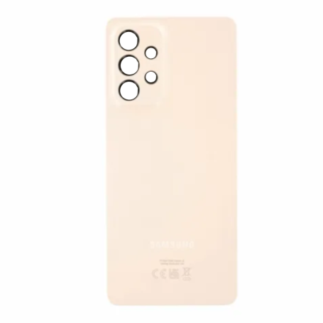 Back Glass, Rear Cover - Samsung Galaxy A53 5G (A536B) Rear Glass, Frameless, Orange Lens (Original, Disassembled) - Grade A, wh