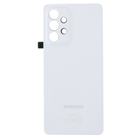 Coque, Dos - Vitre Arrière Samsung Galaxy A53 5G (A536B) Sans Contour Lentille Blanc (Original Démonté) - Grade A, prix de gros.