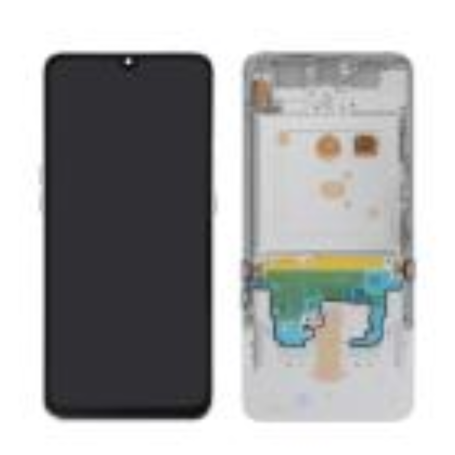 Screen, Display - Samsung Galaxy A80 (A805F) Silver Screen with Frame (OLED), wholesale price