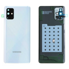 Back Glass, Rear Cover - Samsung Galaxy A71 (A715F) White Rear Glass (Service Pack) - GH82-22112B, wholesale price