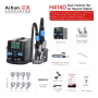 Soldering Equipment, Soldering Tools - AiXun H414D 3200W Soldering Station with Intelligent Control and 3.5" Dual Channel IPS Sc