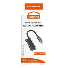 Connecteur Audio, Convertisseur - Adaptateur 2-en-1 3.5mm Jack / Type-C XSSIVE XSS-2IN1C3.5BR, prix de gros.