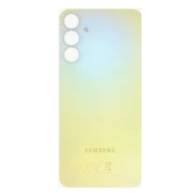 Back Glass, Rear Cover - Rear Window Samsung Galaxy Without Border Yellow Lens A15 5G (A156B) (Original Disassembled) - Grade B,