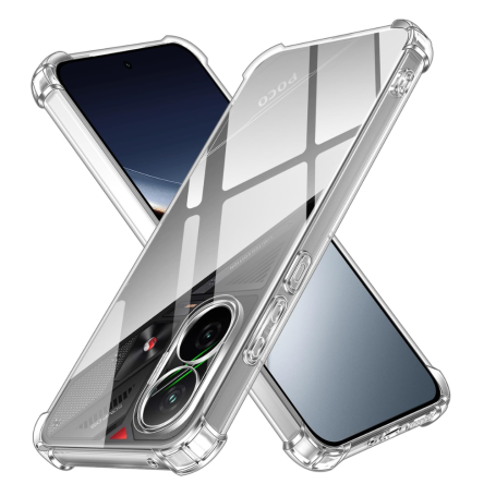 Reinforced Silicone Protective Case for Xiaomi POCO - Transparent