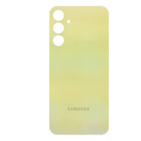 Back Glass, Rear Cover - Rear window Samsung Galaxy A25 5G (A256B) without outline Yellow Lens (Original Disassembled) - Grade A