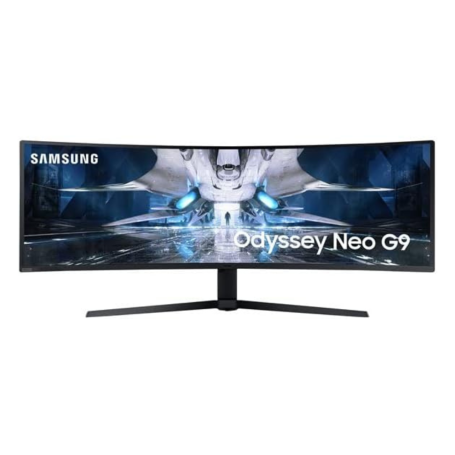 Moniteur, Display - Écran Gaming Incurvé Samsung Neo G9 LS49AG950NUXEN 49" DWQHD - 5120 x 1440 / 240 Hz - Blanc - Occasion avec 