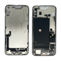 Mobile Phone Parts - White iPhone 14 chassis - Charging connector without back glass and battery (original, removed) - Broken, w