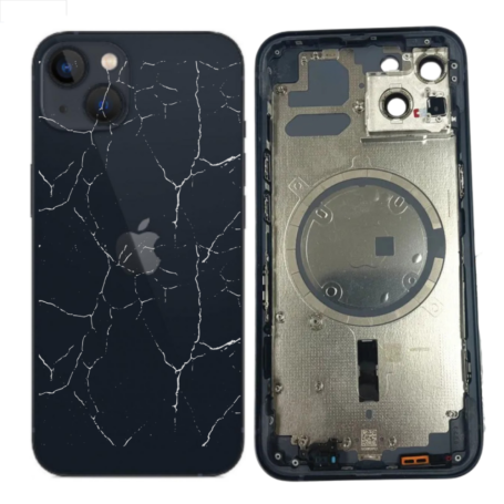 Coque, Boîtier - Châssis Vide iPhone 13 Noir - (Origine Demonté) - Cassé, prix de gros.