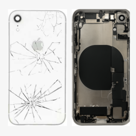 Cadre, Boîtier, Enclosure - Châssis Complet iPhone XR Blanc - Connecteur de Charge sans Batterie (Origine Demonté) - Cassé, prix