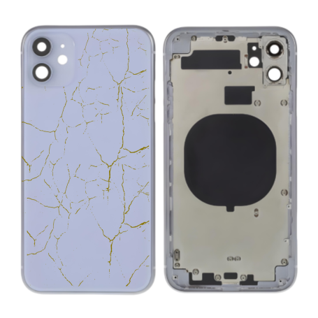 Phone Frame, Housing - Frame Empty iPhone 11 Purple (Original Disassembled) - Broken, wholesale price
