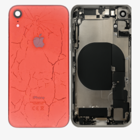 Châssis, Cadre - Châssis Vide iPhone XR Corail (Origine Demonté) - Cassé, prix de gros.