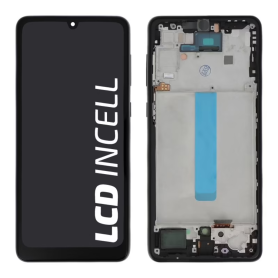 Écran, Display - Ecran Samsung Galaxy A33 5G (A336B) + Châssis Noir (LCD), prix de gros.