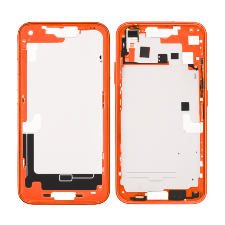 Rear Frame iPhone 14 Plus with Battery eSIM No Back Glass Red Grade B Original Parts