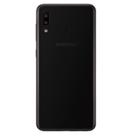 Coque, Dos - Vitre arrière Samsung Galaxy A20 Noir (Original Démonté) - Grade A, prix de gros.