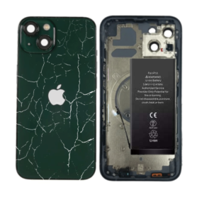 Mobile Parts - iPhone 13 Complete Chassis Green - Without Charging Connector + Battery (Original Disassembled) Broken, wholesale
