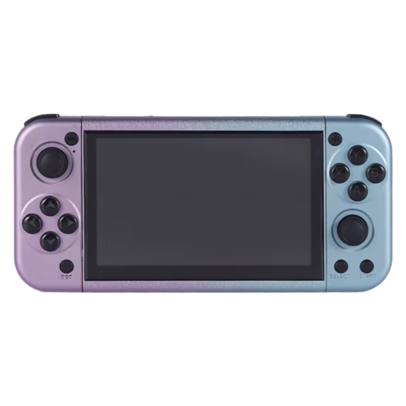 Console rétro, Console rétro gaming - G50V Console portable 5 pouces 64GB 2500mAh rétro compatible PSP/PS1 jeux d’arcade - Bleu,