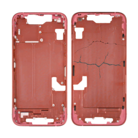 Coque, Boîtier - Châssis Vide iPhone 14 Rouge (Origine Demonté) - Cassé, prix de gros.