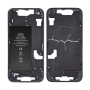 Smartphone Parts - iPhone 14 Chassis Black - without Charging Connector with Battery without Back Glass (Original Removed) - Bro