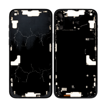 iPhone Part, Frame - Empty iPhone 15 Blue Frame (Original Disassembled) - Broken, wholesale price