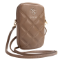 Étui, Housse - Pochette pour téléphone portable Zip PU Quilted 4G Guess GUWBZPSQSSGW – Marron, prix de gros.