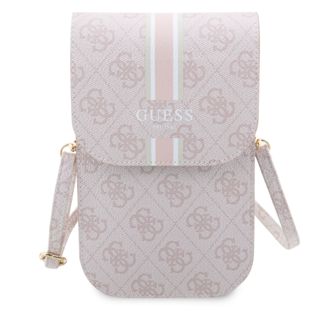 Pouch, Case - Guess Stripes 4G Mobile Phone Pouch GUWBP4RPSP – Pink, wholesale price