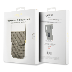 Étui, Housse - Pochette pour téléphone portable 4G Cord Script Guess GUOWBP4SNSW – Marron, prix de gros.