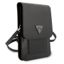 Mobile Pouch, Phone Case - Saffiano Triangle Mobile Phone Pouch Guess GUWBSATMBK – Black, wholesale price