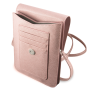 Handbag, Pouch - Saffiano Triangle Mobile Phone Pouch Guess GUWBSATMPI – Pink, wholesale price