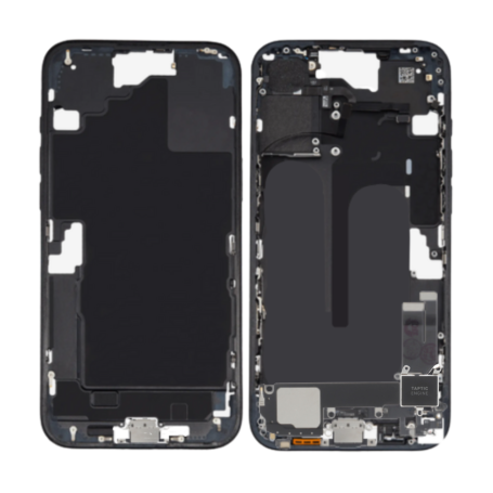 Smartphone, Téléphone - Chassis iPhone 16E sans Vitre Arrière sans Batterie esim Noir (Origine Demonté) Grade AB, prix de gros.