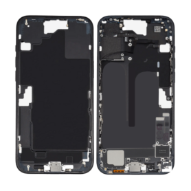 Mobile Frame - iPhone 16E Chassis without Rear Glass without Battery Black (Original Disassembled) Grade AB, wholesale price