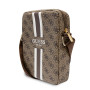 Handbag, Purse - 8-inch Mini Crossbody Bag for 4G Tablet, Stripes, Guess GUTB8P4RPSW – Brown, wholesale price