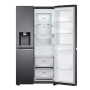 Fridge, Refrigerator - LG GSJV90MCAE Black American-Style Refrigerator - Used, wholesale price