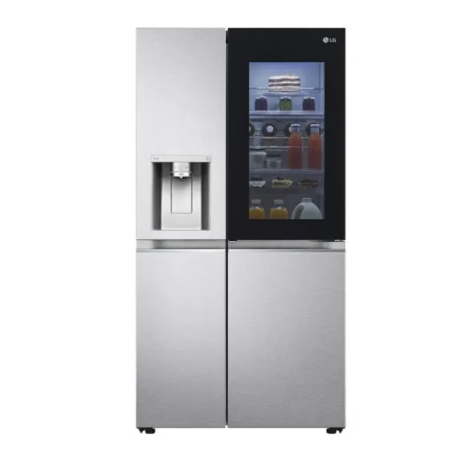 Fridge, Freezer - LG GSXV90MBAE Silver American-Style Refrigerator - Used, wholesale price