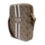 Crossbody Bag, Satchel - Guess Stripes GUTB8P4RPSW 4G Tablet Crossbody Bag – 8" Brown, wholesale price