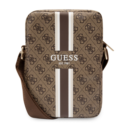 Besace, Pochette - Sac bandoulière pour tablette 4G Stripes Guess GUTB8P4RPSW – 8" Marron, prix de gros.