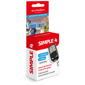 Remote, Clicker - Universal Remote Control for Gate - RF 433.92 MHz/Auto-Learning/4 Buttons - Superior Electronics SUPRF002, who