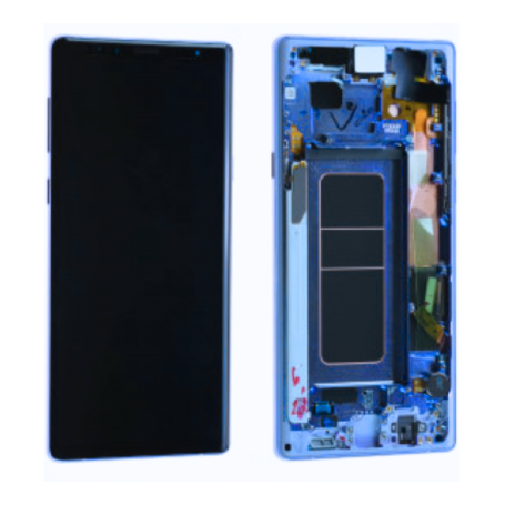 Screen, Display - Samsung Galaxy Note 9 (N960F) Blue Screen + Frame (Original Disassembled) - Grade A, wholesale price