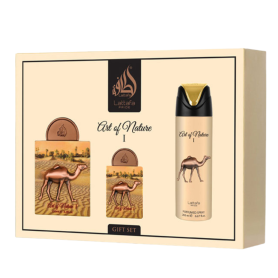 Perfume Set - Lattafa Pride Art of Nature 3-Piece Gift Set I: 100ml Eau de Parfum + 20ml Eau de Parfum + 200ml Deodorant, wholes