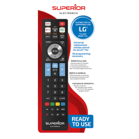 Contrôleur, Télécommande - Télécommande Universelle LG – Compatible TV après 2000 / Utilisation Immédiate - Superior Electronics