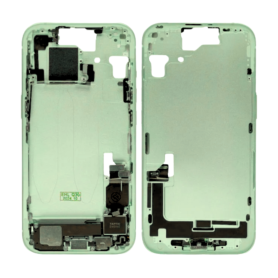 Coque, Boîtier, Cadre - Chassis iPhone 15 sans Vitre Arrière sans Batterie Vert eSIM US (Origine Demonté) Grade AB, prix de gros