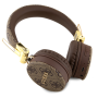 Headphones, Earphones - Wireless Bluetooth Headphones with Classic Guess 4G Logo GUBH704GEMW - Brown, wholesale price