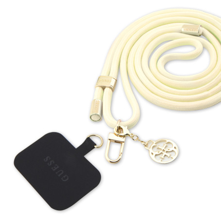 Charging Cable - Universal CBDY Cord max length 150 cm GUESS GUOUCNMG4EE – Beige, wholesale price