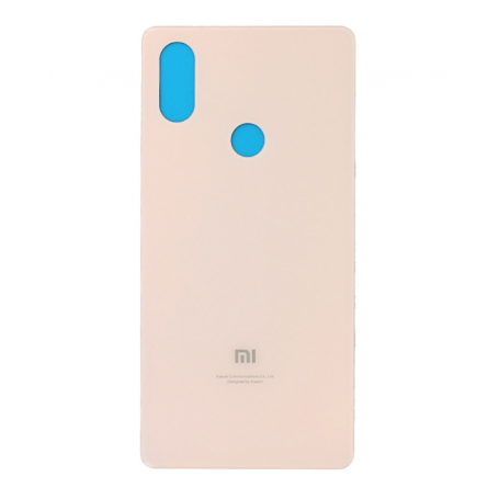 Vitre arrière Xiaomi Mi 8SE Or - Avec logo + Adhesif