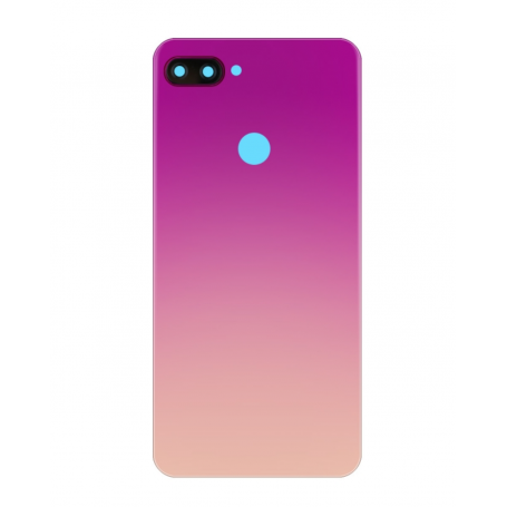 Dos, Couverture - Vitre arrière Xiaomi Mi 8 Lite Or - Sans logo + Adhesif, prix de gros.