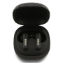 Earbuds, Earphones - Wireless Bluetooth Earphones Charging Case PU Type-C with 4G GUESS Logo GUTWST3P4EGK - Black, wholesale pri